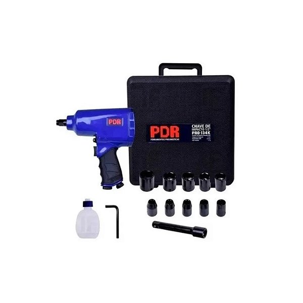 Chave De Impacto Pneumática Ar 1/2 Parafusadeira Pdr Pro134k