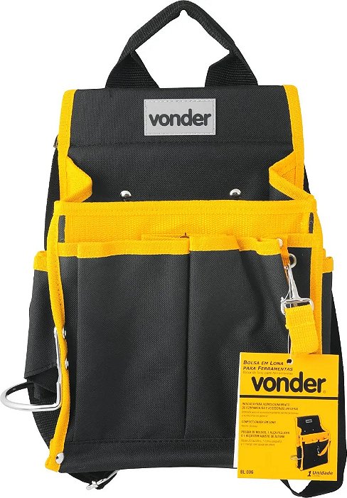 Bolsa Em Lona Para Ferramentas 23cmx8cmx32,0cm Bl006 Vonder