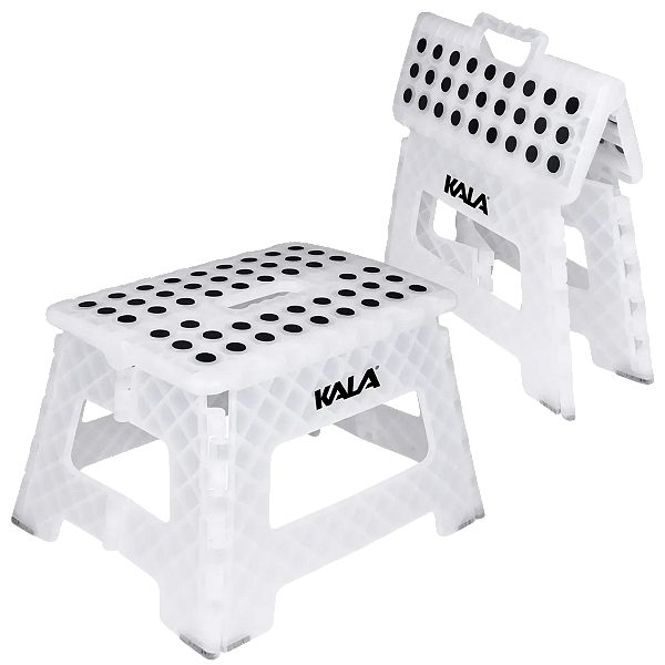 Banqueta Plástica Dobrável 22cm até 150 kg Pesca Camping