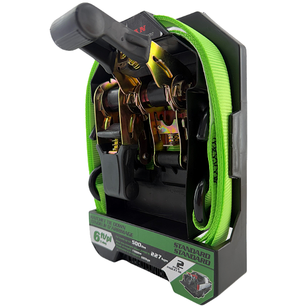 Cinta Catraca 2 pçs 227Kg 25mm x 1,80 Metros Camping