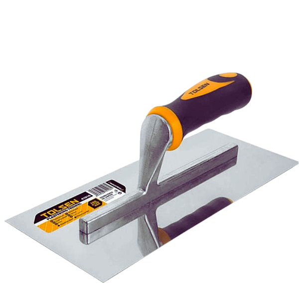 Desempenadeira Lisa Aço Inox 28x12cm Gesso Massa Corrida T