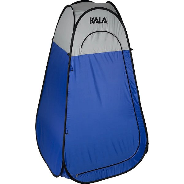 Barraca Banheiro Trocador Azul Pop Up Kala Portatil Camping