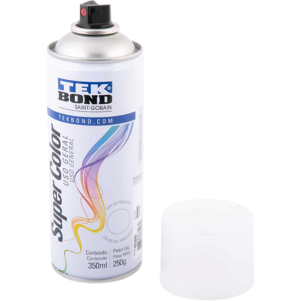 Tinta Pintura Verniz em Spray Uso Geral Fosco 350 ml TEKBOND