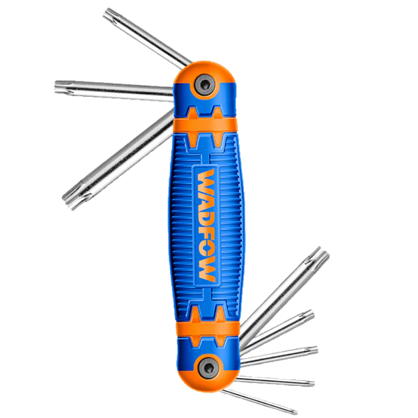 Kit Jogo Torx de Bolso Com Furo T9-T40 Bicicleta Oficina