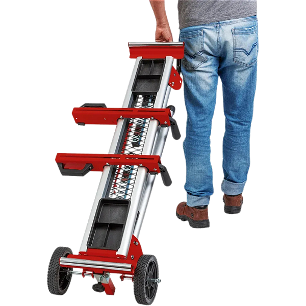 Suporte Bancada Portátil Para Serra Meia Esquadria 12" Roda