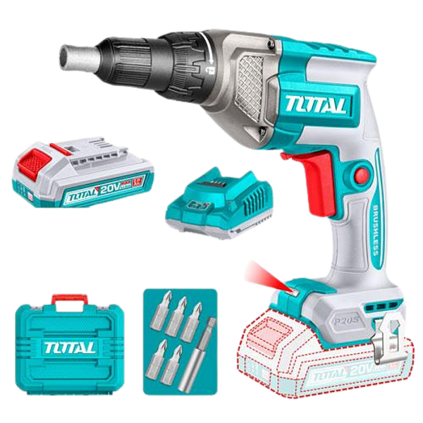 Parafusadeira Sem Fio Drywall 20V c/1 Bateria e Carregador