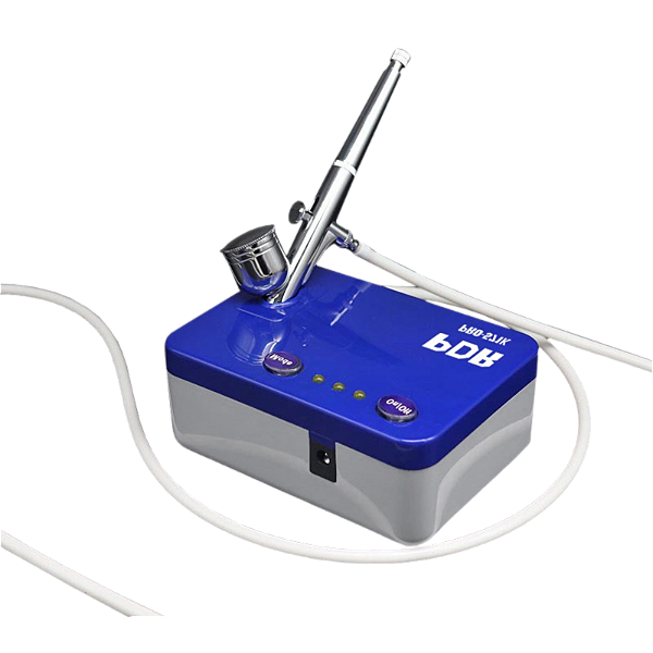 Kit Aerógrafo PRO-571K Com Mini Compressor – Completo
