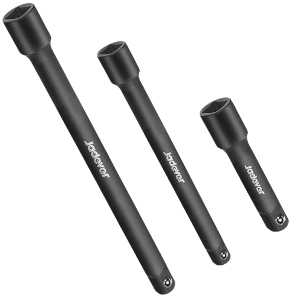 Kit Jogo Extensão Impacto 1/2" 3 Peças Aço Cromo Vanádio