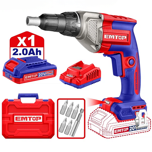 Parafusadeira Sem Fio Drywall 20V c/1 Bateria e Carregador