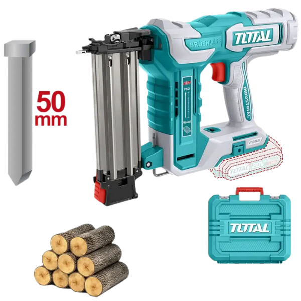 Pregador Pinador 20V Sem Bateria F15-F50 + Maleta - Madeira
