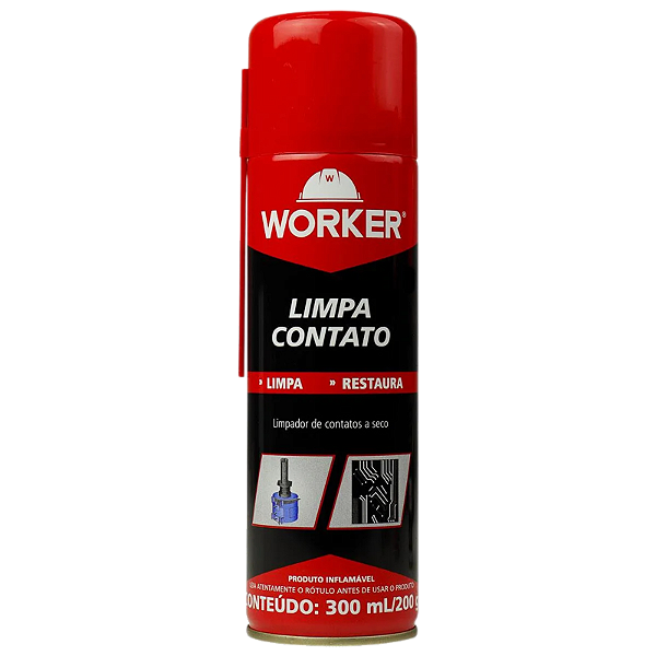 Limpa Contato Spray 300ml/200g - WORKER Eletronica Oficina