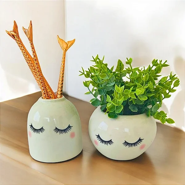 Vaso Cachepot Cílios