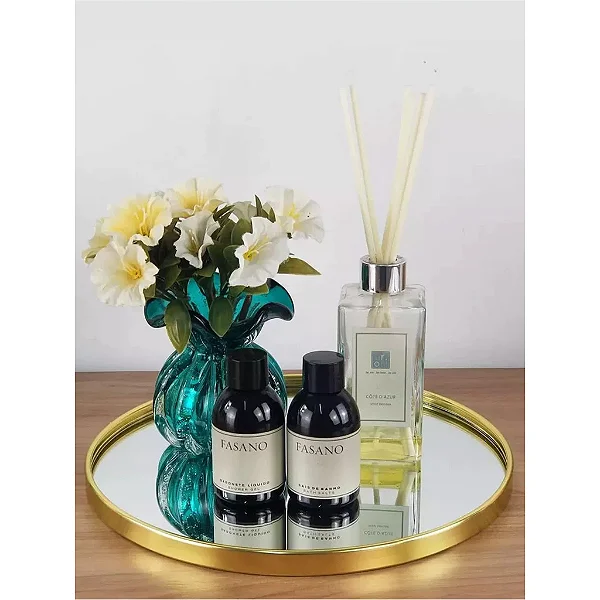 Bandeja Decorativa Espelhada