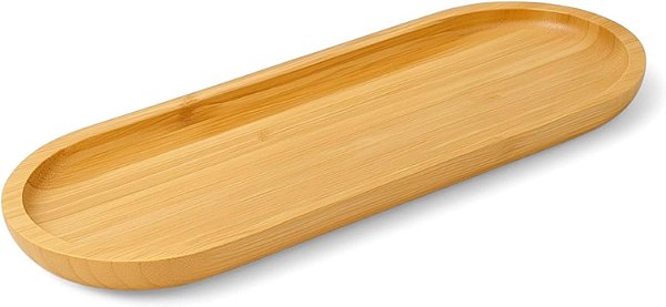 Bandeja Bambu Decorativa Oval