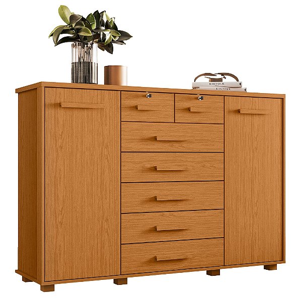 Cômoda 7 Gavetas Fontana Cinamomo - Albatroz