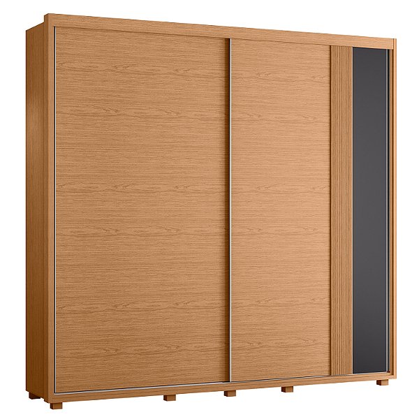 Guarda Roupa 2 Portas Acacia Freijo / Off White Flex