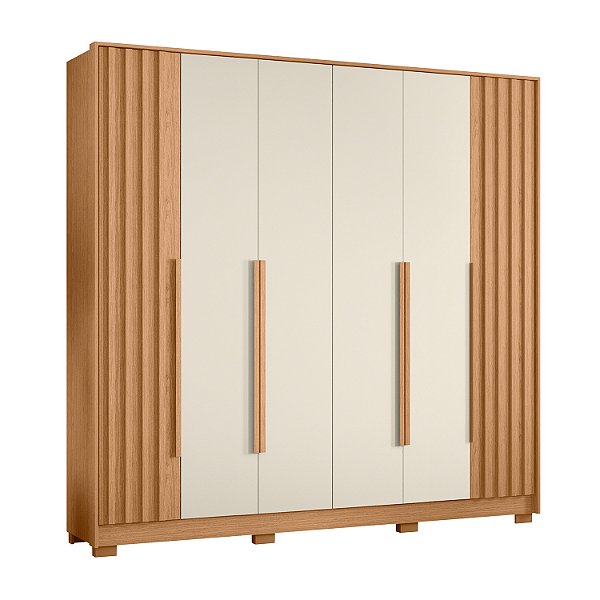 Guarda Roupa 6 Portas Deville Freijo / Off White