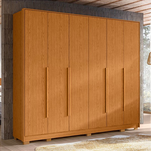 Guarda Roupa 6 Portas Fascinio Cinamomo - Albatroz