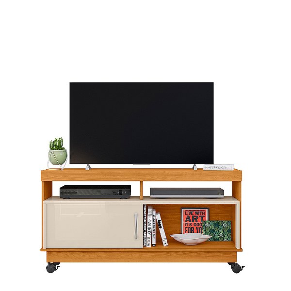 Bancada Rack Artur Cinamomo / Off White - Madetec