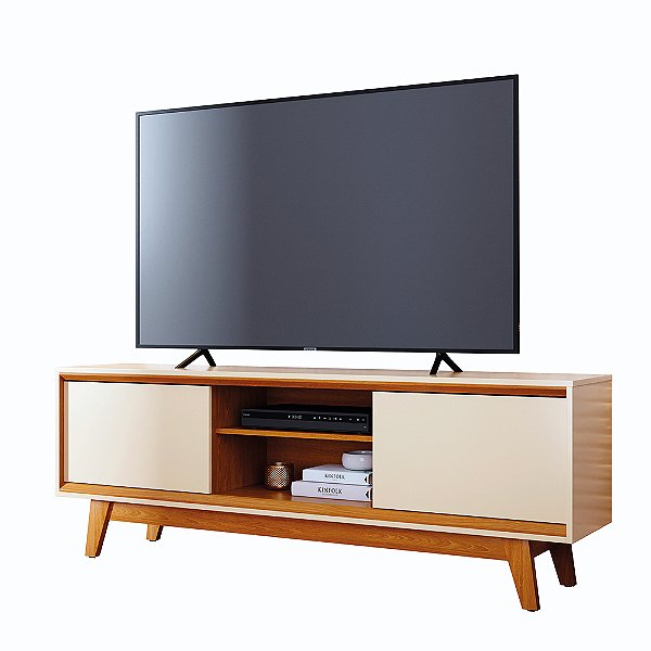 Bancada Rack Atlas Cinamomo / Off White - Madetec