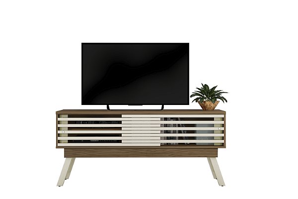 Bancada Rack Frizz 1.5 Naturale / Off White - Madetec