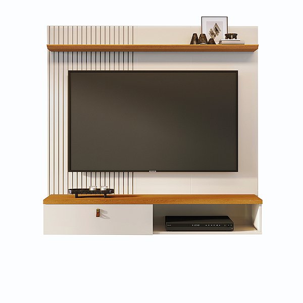 Bancada Suspensa Rack Iris Cinamomo / Off White - Madetec