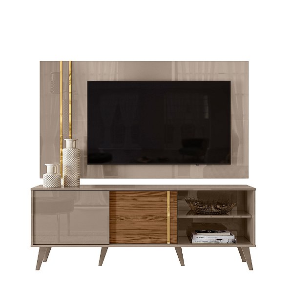 Combo Painel Bancada Cronos Fendi / Naturale - Madetec