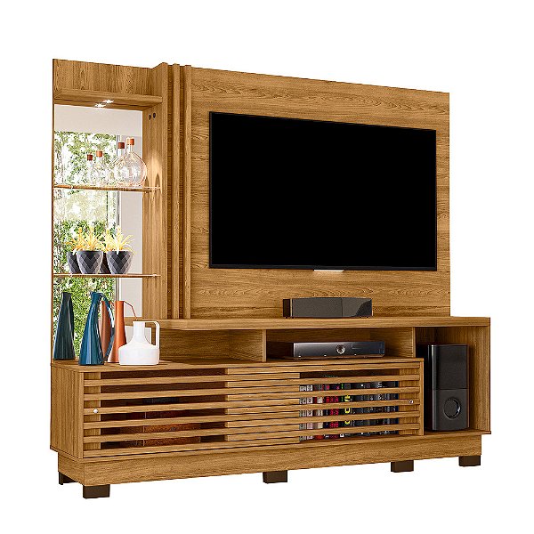 Home Theater Bancada Frizz Plus Cumaru - Madetec