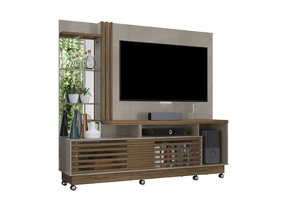 Home Theater Frizz Plus Fendi / Naturale - Madetec