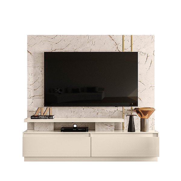 Home Theater New Apolo Calacata / Off White - Madetec