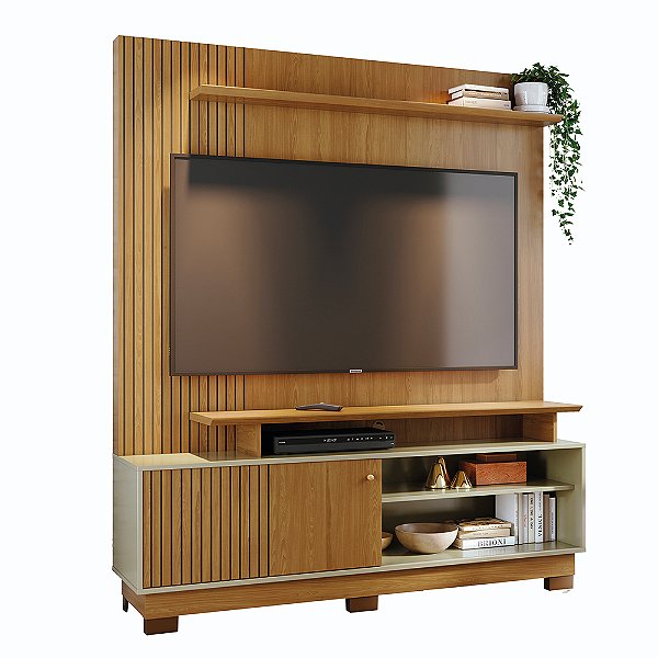 Home Theater Rack Ares Cumaru / Opala - Madetec