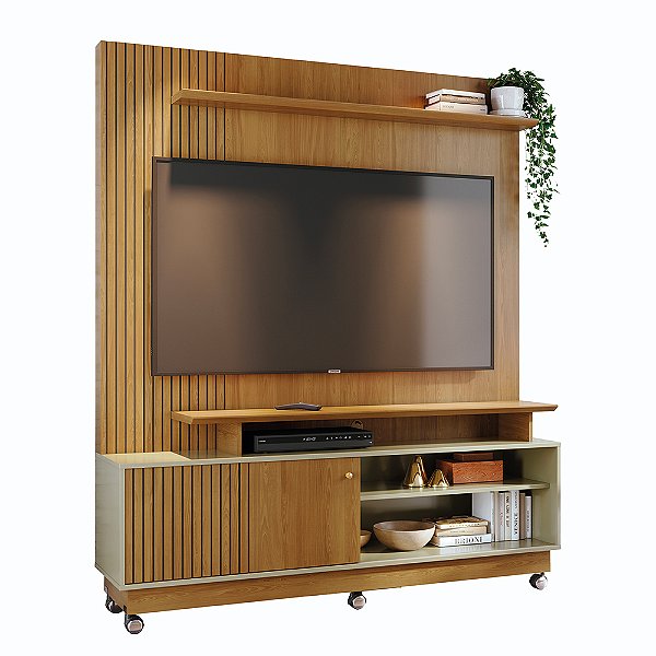 Home Theater Rack Ares Cumaru / Opala - Madetec