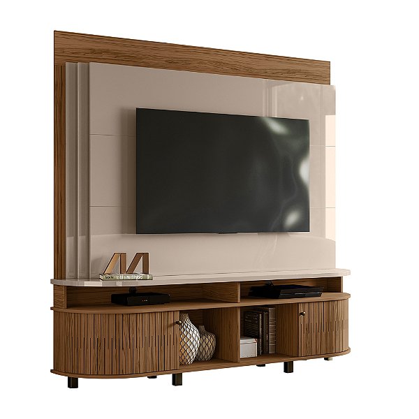 Home Theater Rack Daytona Fendi / Naturale - Madetec