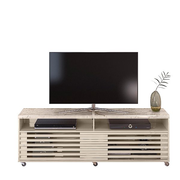 Rack Bancada Frizz Cross 1.8 Calacata / Off White - Madetec