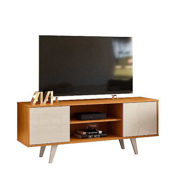 Rack Bancada Lisboa Cinamomo / Off White - Madetec