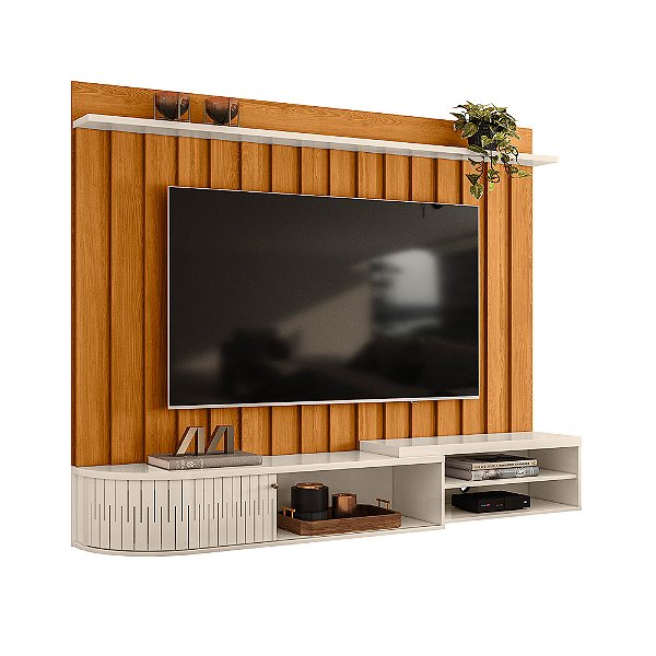 Rack Bancada Suspensa Imola Cinamomo / Off White - Madetec