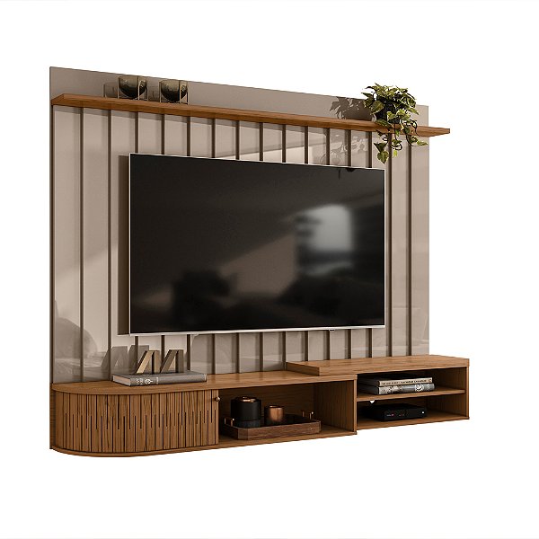 Rack Bancada Suspensa Imola Fendi / Naturale - Madetec