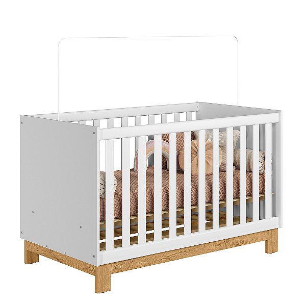 Berço Mini Cama Q Encanto Slim 4315 Branco - Qmovi