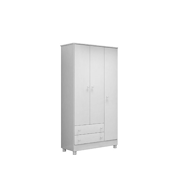 Guarda Roupa Roupeiro Doce Sonho 2617 Branco - Qmovi