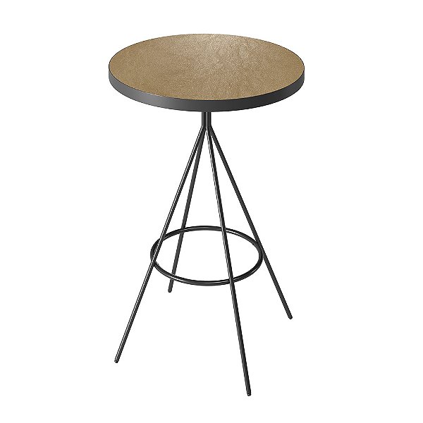 Mesa Bistrô Viena Pés Metal Courissimo Amarula Salaone
