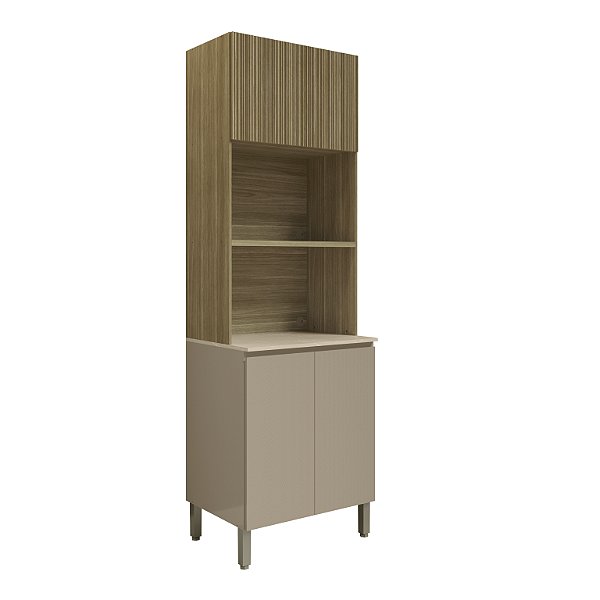 Paneleiro Armário Duplo Forno Art 6007 Freijo / Vanilla