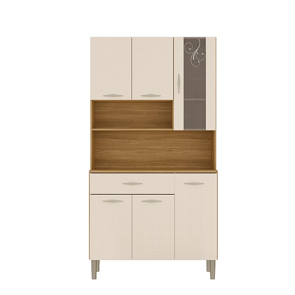 Cozinha Compacta 6 Portas Golden Plus 2517 Freijo / Soft