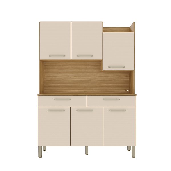 Cozinha Compacta Modena 2478 Freijo / Soft - Kits Parana