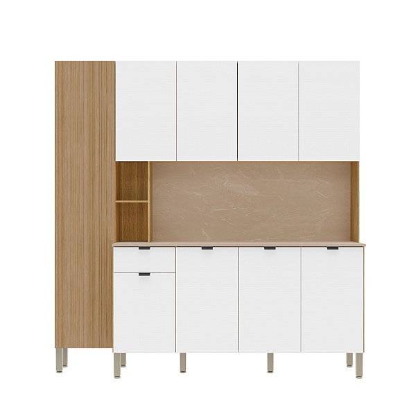 Cozinha Compacta Pulse 3011 Freijo / Artico - Kits Parana