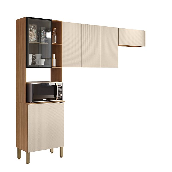 Cozinha Compacta Versalhes Plus 3030 Freijo / Soft