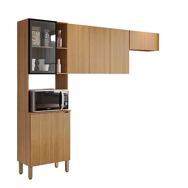 Cozinha Compacta Vert Plus 3026 Freijo - Kits Parana
