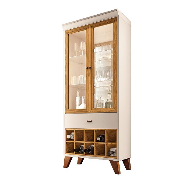Cristaleira Opera Off White / Cinamomo - HB
