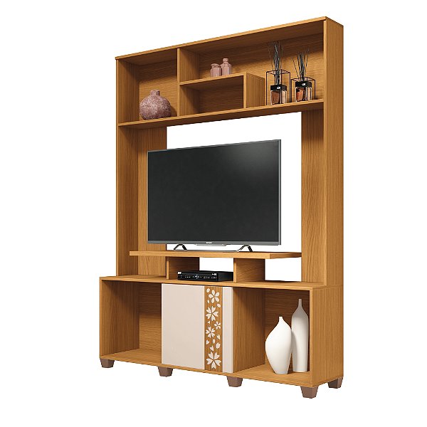 Estante Para TV 47" Milla Cinamomo / Off White - HB