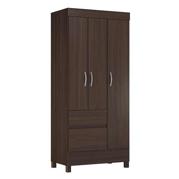 Guarda Roupa 3 Portas Wind Café Touch - Demóbile