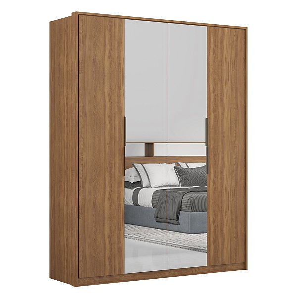 Guarda Roupa 4 Portas Attore Amendola Touch Demartêz
